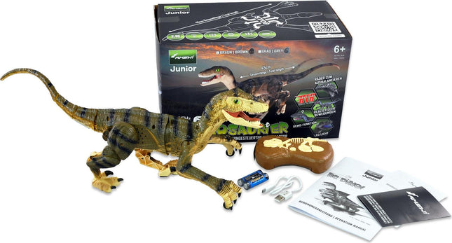 Amewi RC Dinosaur Velociraptor - Action Figure for Collecting - Movie & TV Series - Batterie richieste - 522 g (40008)