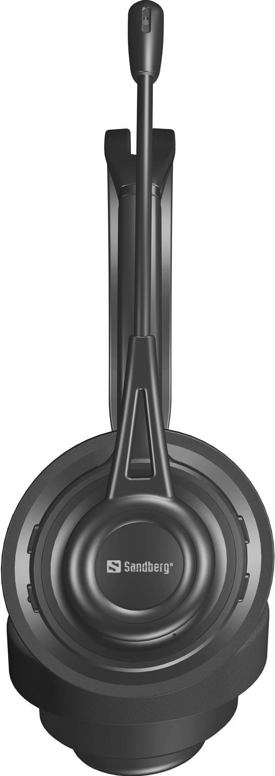 Sandberg Bluetooth Telefonare Cuffie senza fili Headband Music/Day Black (126-43)