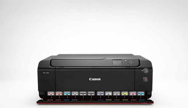 Immagine Canon PROGRAF PRO-1000 - 432 mm (17") Stampante di grande formato - Colore - Inkjet - 431.8 x 558.8 mm - 2400 x 1200 dpi fino a 3,58 min/pagina (colore) - USB 2.0, LAN, Wi-Fi(n)