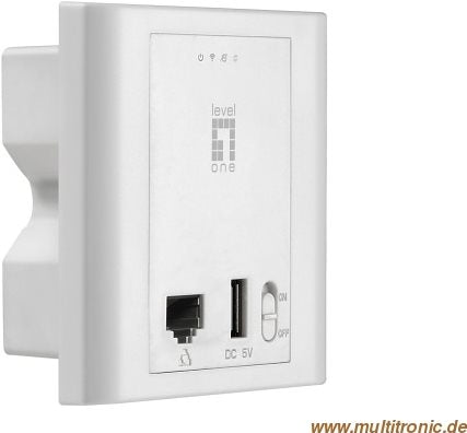 N300 PoE Wireless Access Point, In-Wall Mount, Controller Managed Produttore: LEVELONE (WAP-6221)