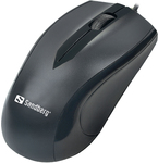 Sandberg USB Mouse - destra - Optical - USB - 1200 DPI - Nero (631-01)
