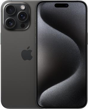 Apple iPhone 15 Pro Max - Smartphone 5G - Dual SIM / Memoria interna 256GB - Display OLED - 6.7" - 2796 x 1290 pixel (120 Hz) - Camera tripla 48 MP, 12 MP, 12 MP - fotocamera frontale 12 MP - titanio nero (MU773ZD/A)
