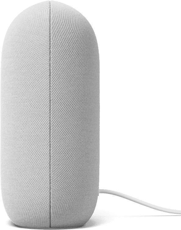 Google Nest Audio Chalk - Google Assistant - Oval - Bianco - Plastica - Chromecast,Chromecast Audio - Android - iOS (GA01420-NO)