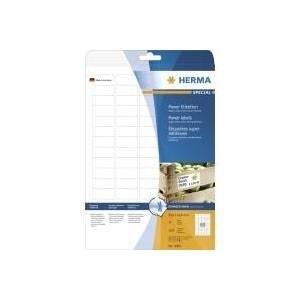 HERMA Special - Etichette in carta opaca autoadesiva extra resistente - bianco - 35.6 x 16.9 mm - 2000 etichetta(i) (25 fogli x 80) (10901)
